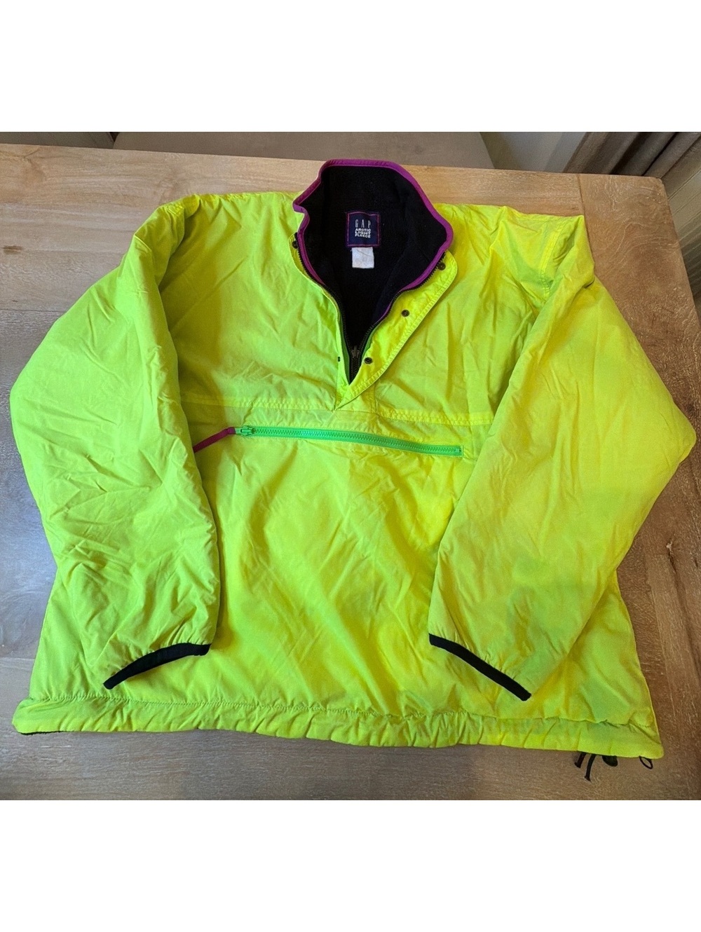Rate Vintage 90s Gap Arctic Fleece reversible anorak size XL*